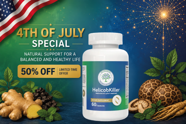 Helicobkiller 4th of july Sales